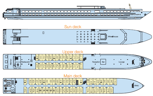 MS France Deckplan